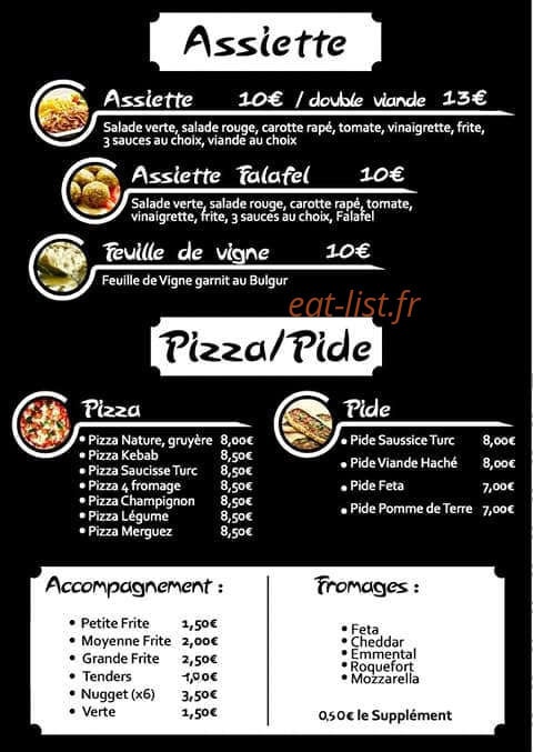 Sultan Kebab — carte page 2