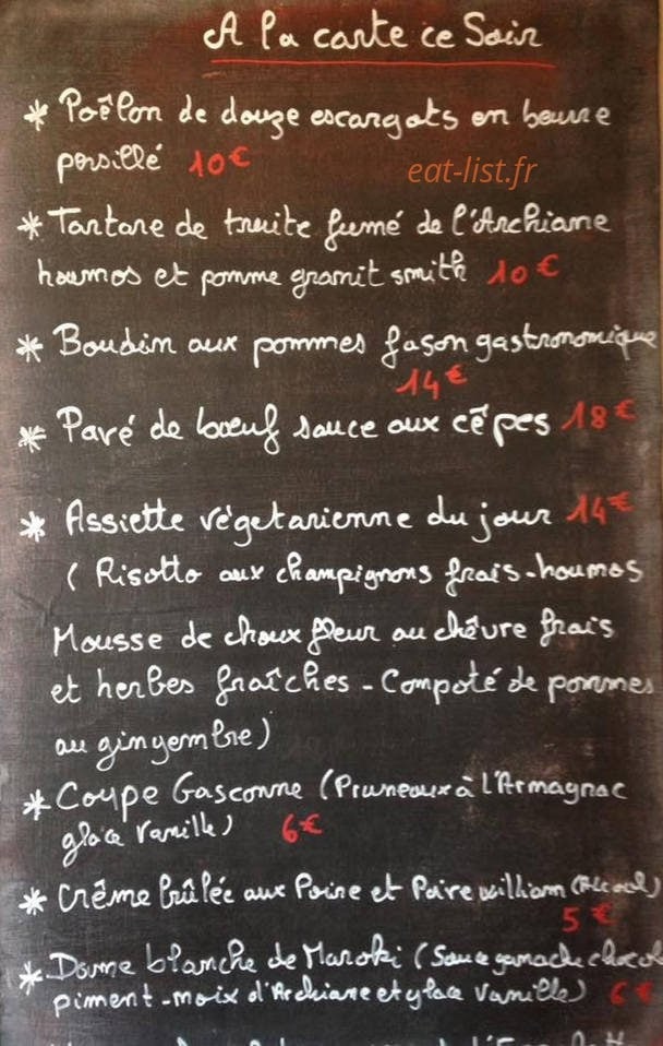 La Table de Maroki — carte page 2