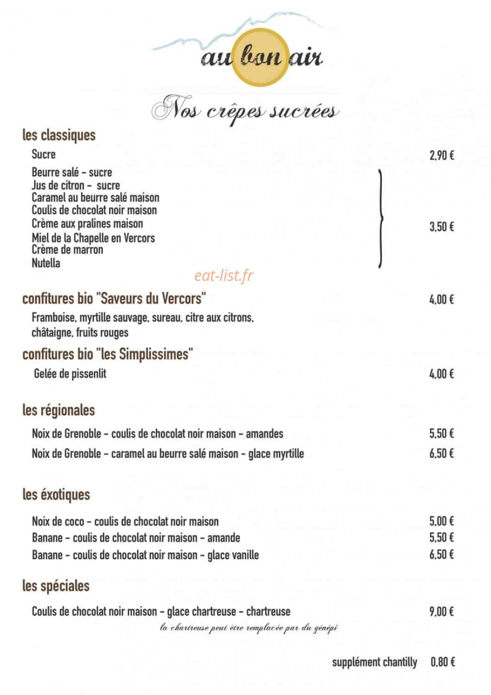 Au bon air — carte page 2