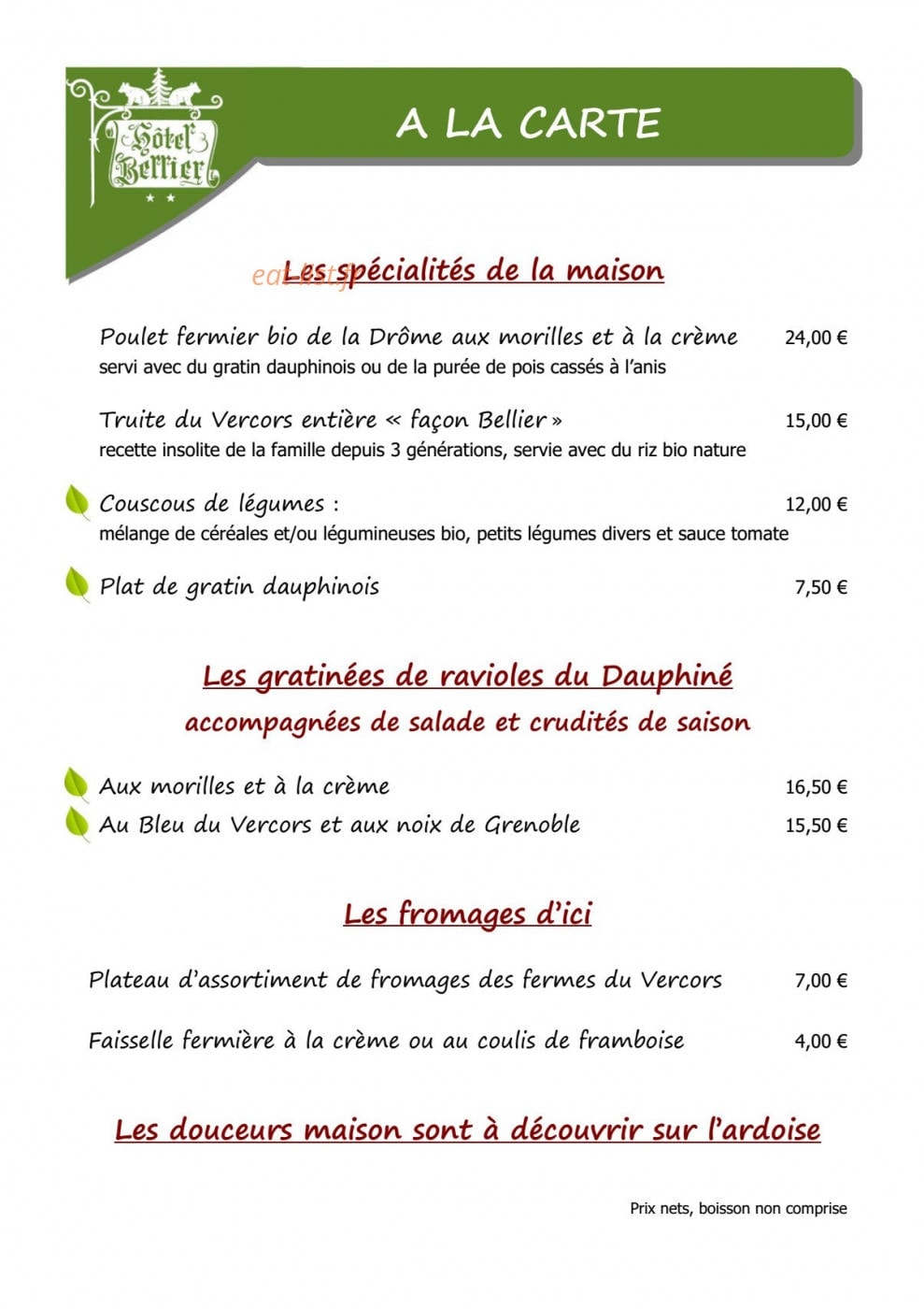 Bellier — carte page 3