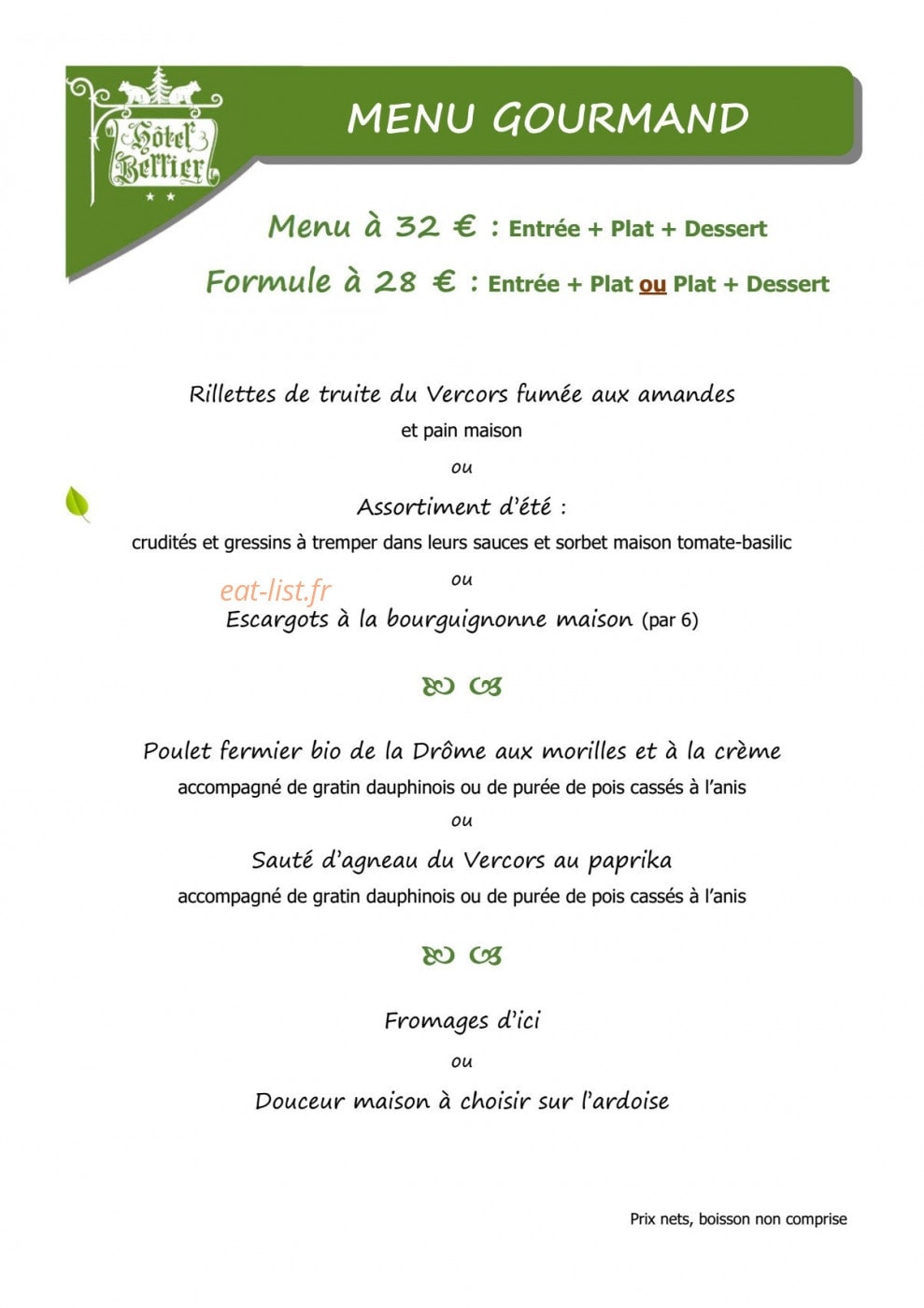 Bellier — carte page 6