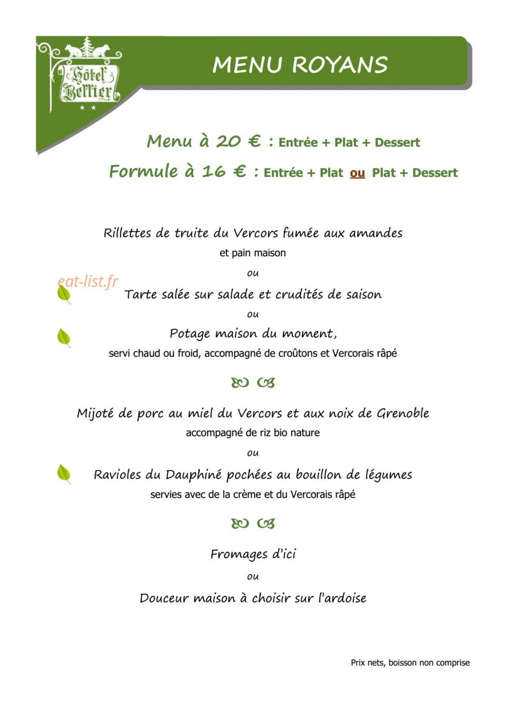 Bellier — carte page 4