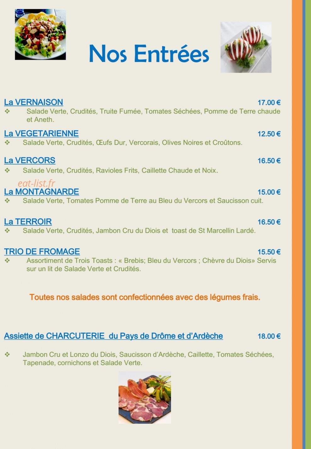 Côté Terrasse — carte page 4