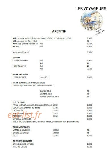 Les Voyageurs — carte page 5