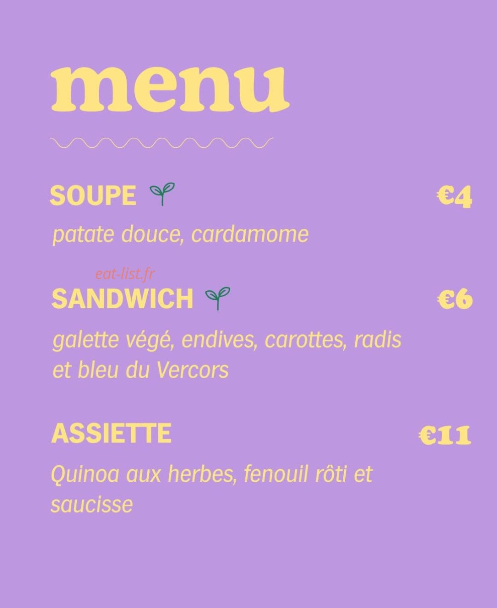 La Cartonnerie — carte page 1