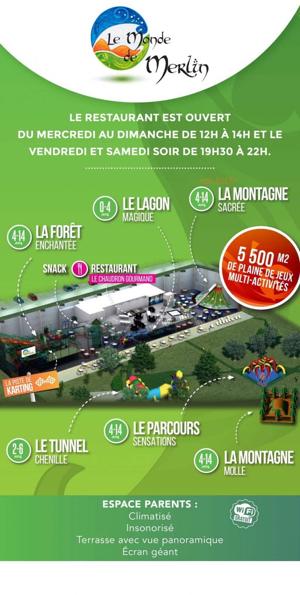 Le chaudron Gourmand — carte page 14
