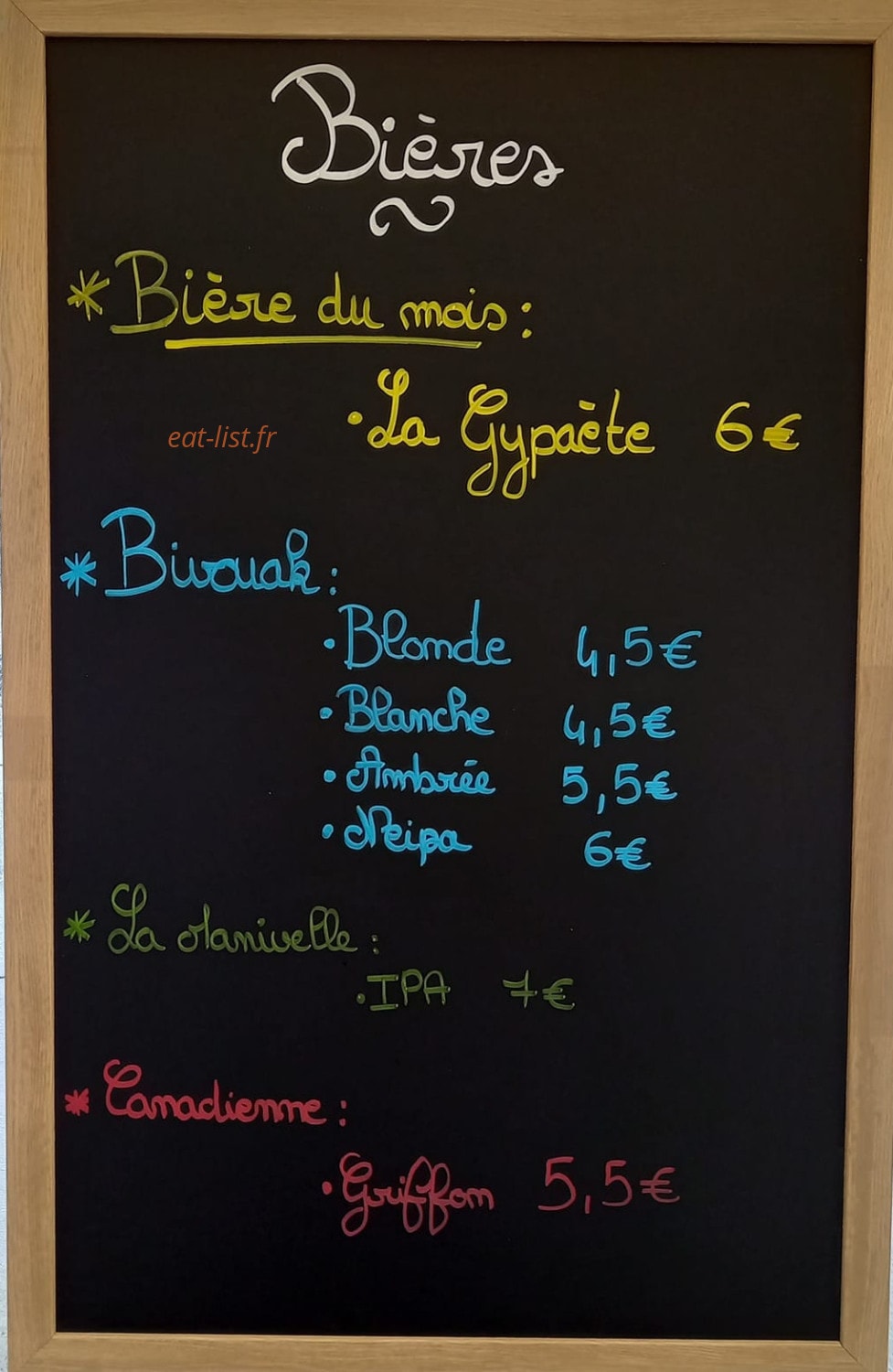 Le Fauve — carte page 3