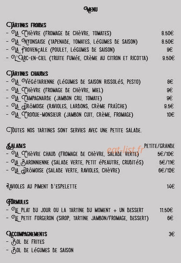 La Forge — carte page 1