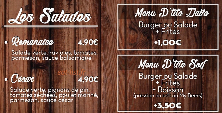 My Beers — carte page 3