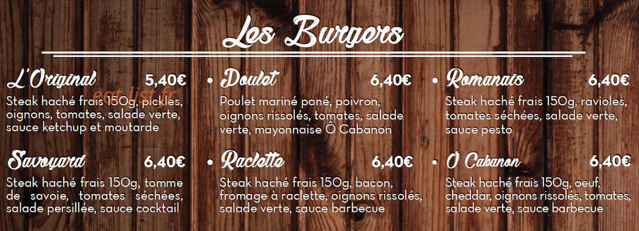 My Beers — carte page 1