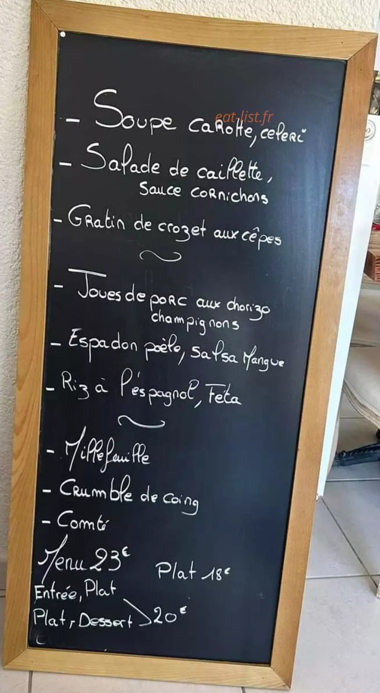Hello resto — carte page 1