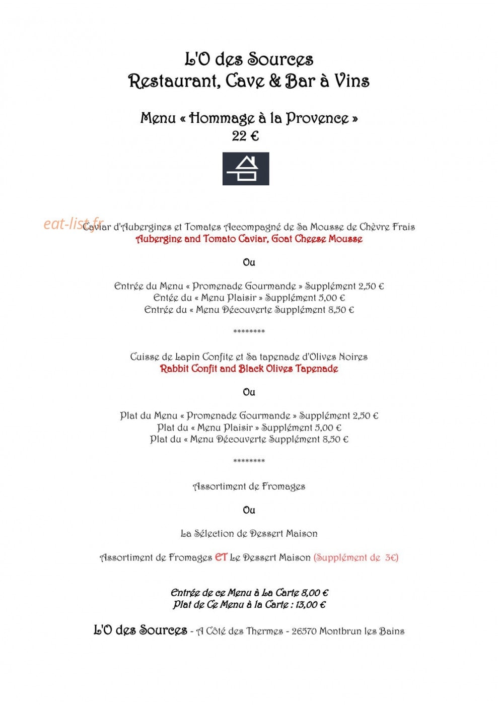 L'O des Sources — carte page 2