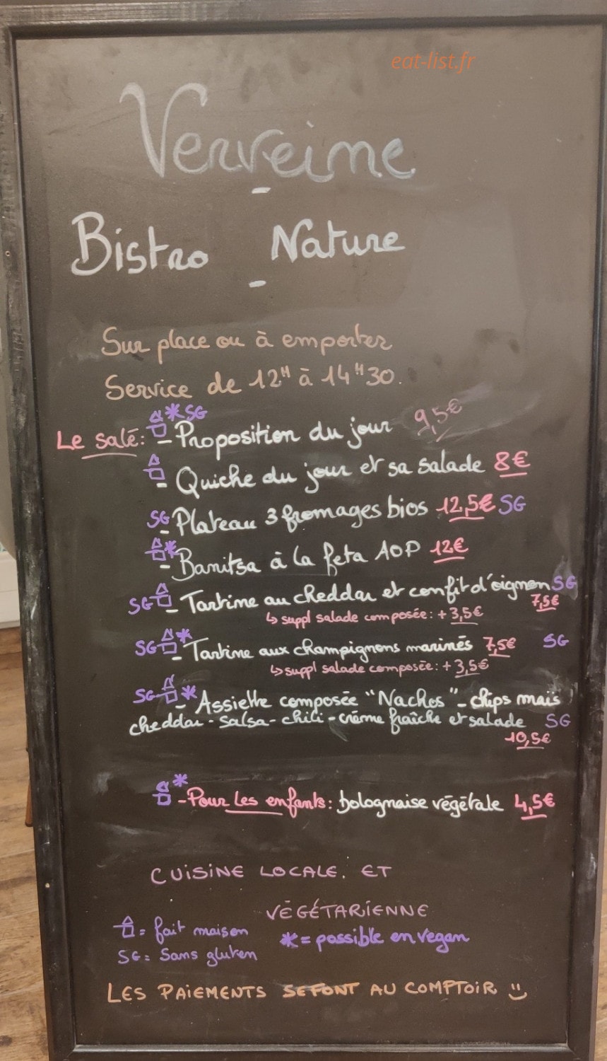 Verveine — carte page 1