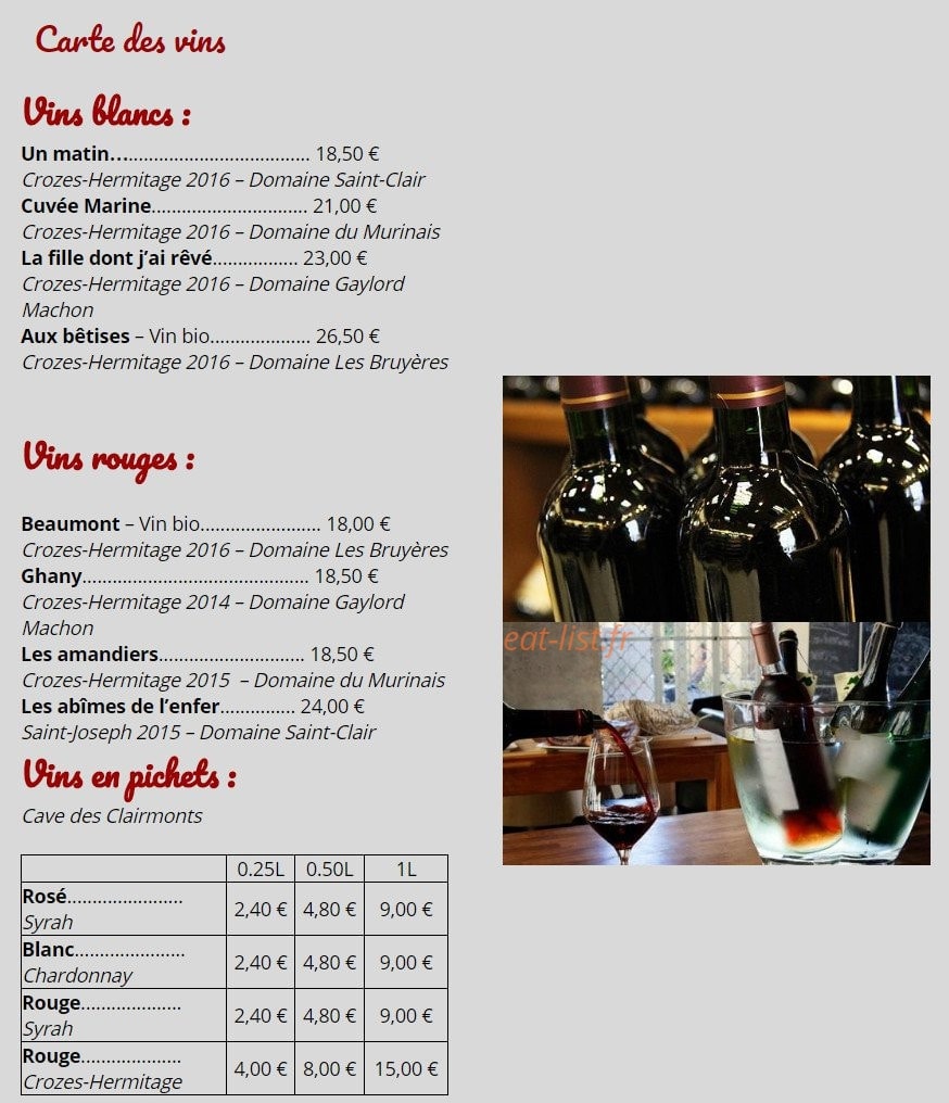 Le Local — carte page 4