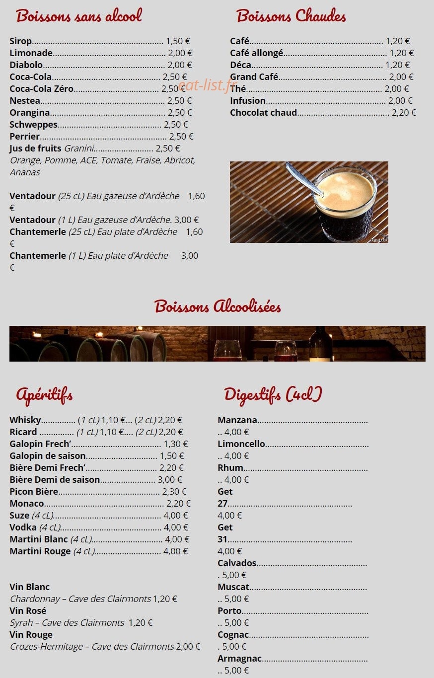 Le Local — carte page 3