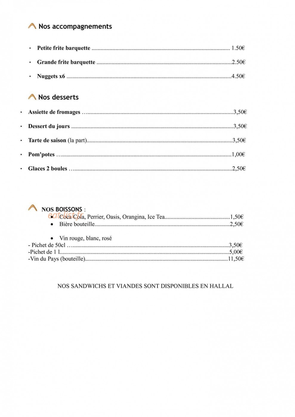 Au Va Et Vient — carte page 2