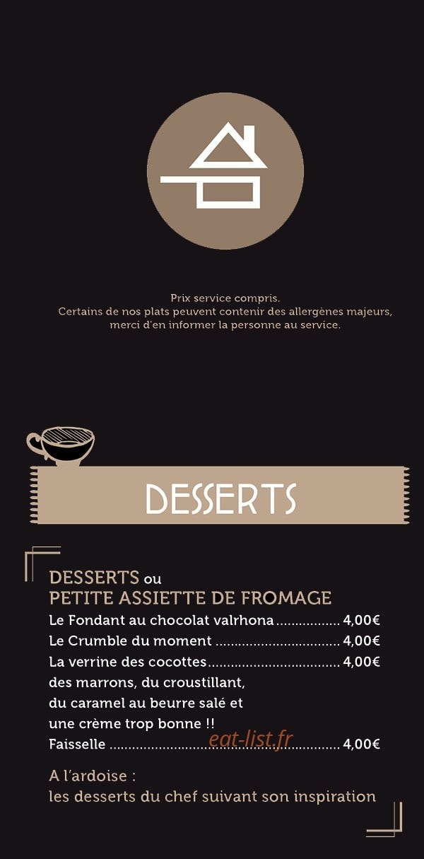 Les cocottes — carte page 10