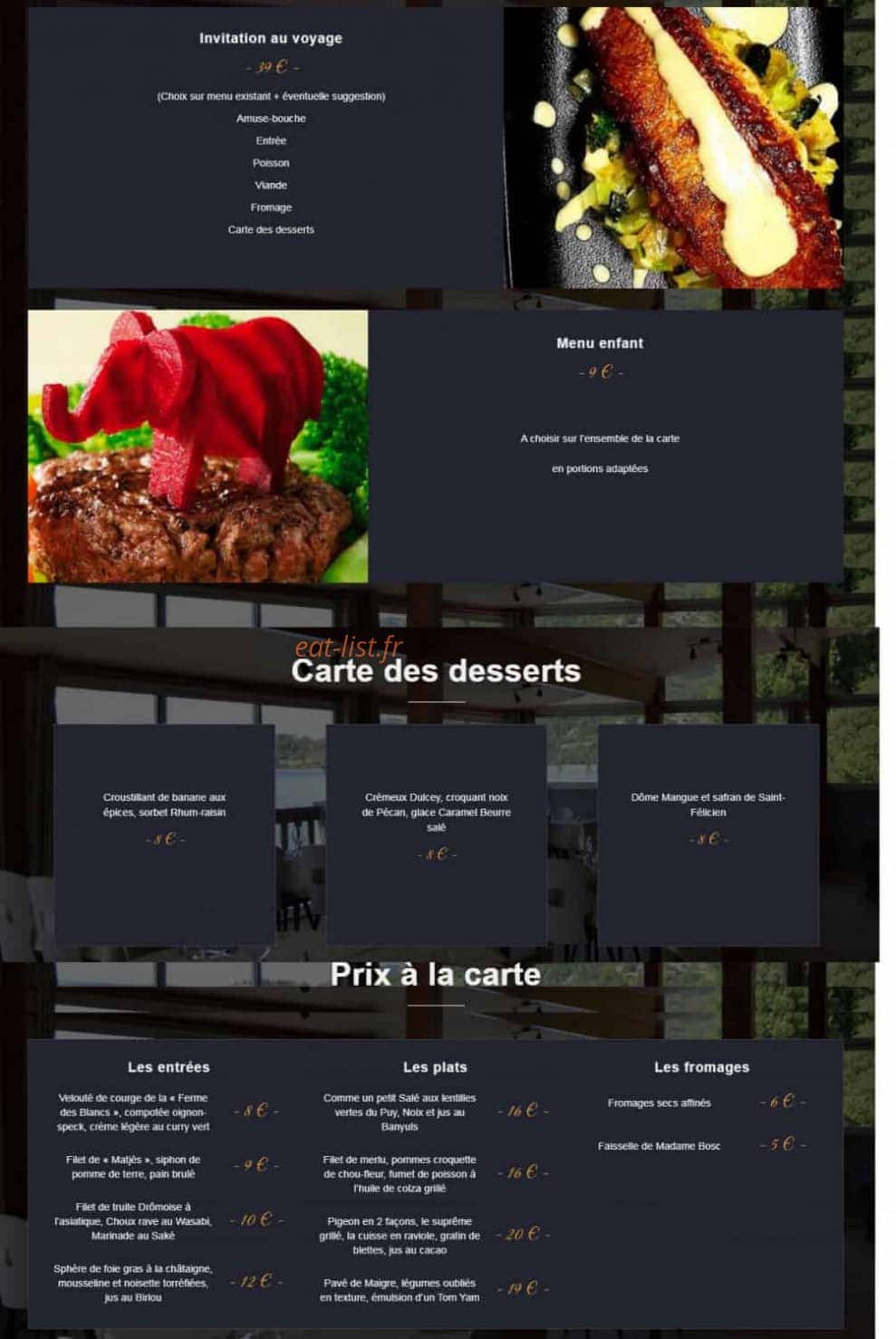 Au Pré du Rhône — carte page 2