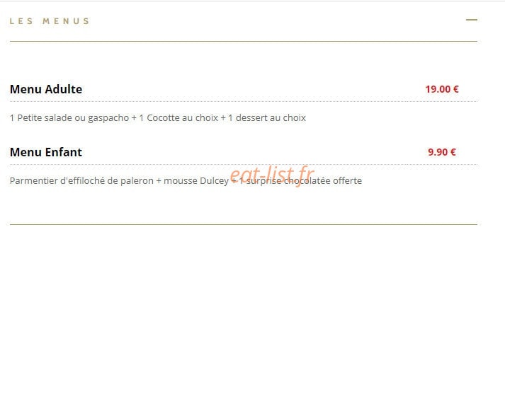 Comptoir Porcelana — carte page 6