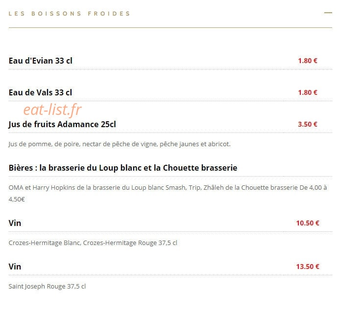 Comptoir Porcelana — carte page 5