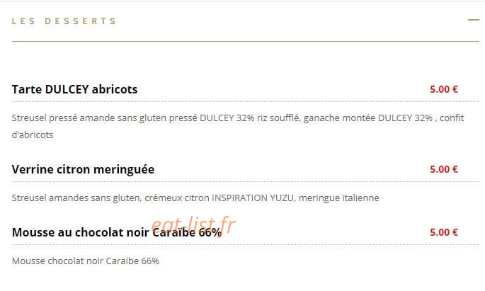 Comptoir Porcelana — carte page 3