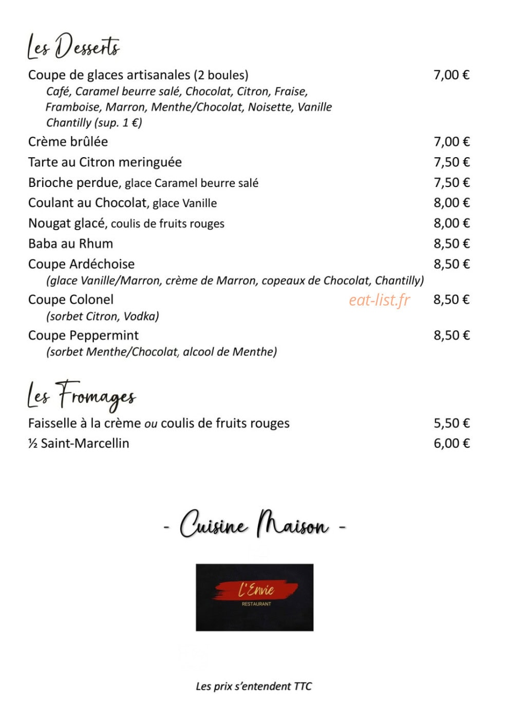 L'Envie — carte page 2
