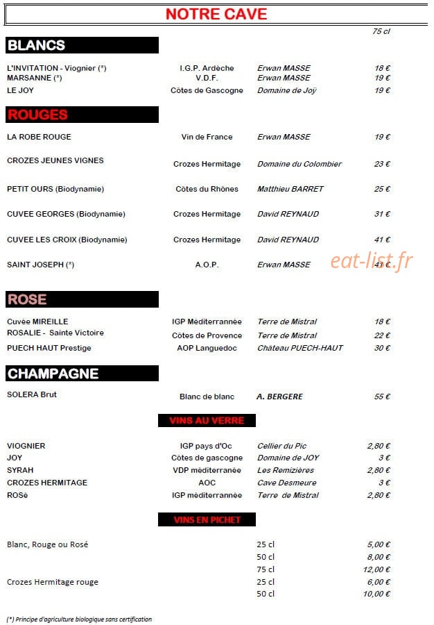 Le Trois — carte page 5