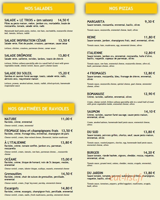 Le Trois — carte page 1