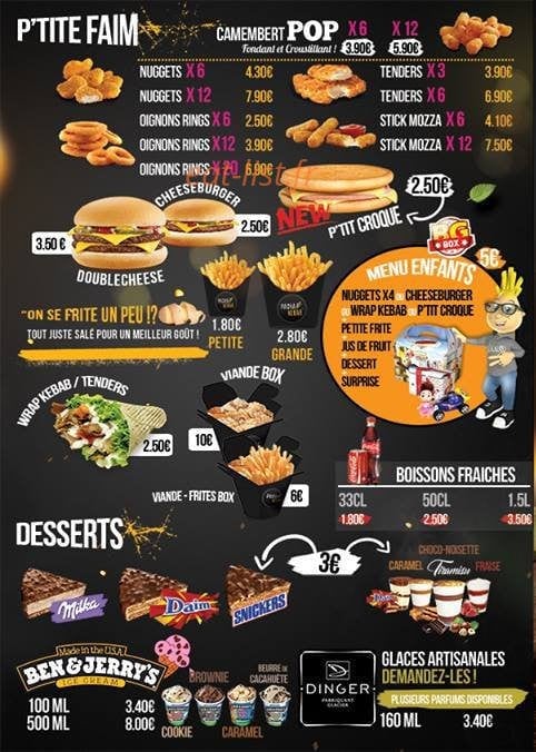 Pacha Kebab — carte page 3