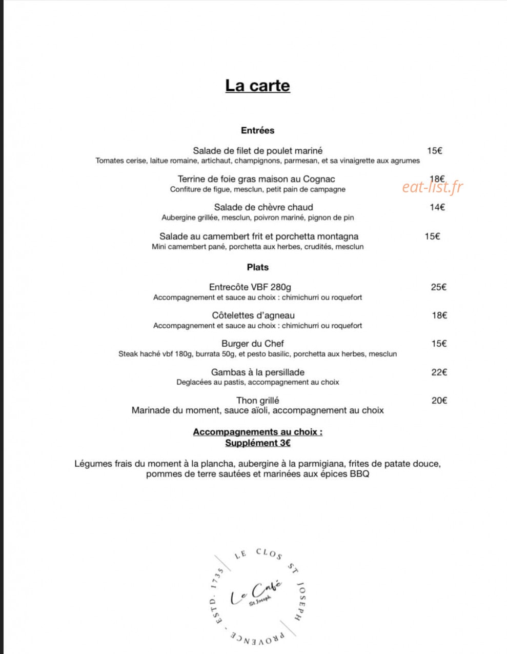Le Clos — carte page 4