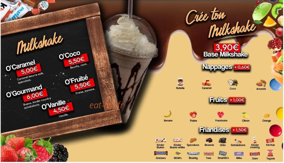 Crep's & Burger — carte page 6