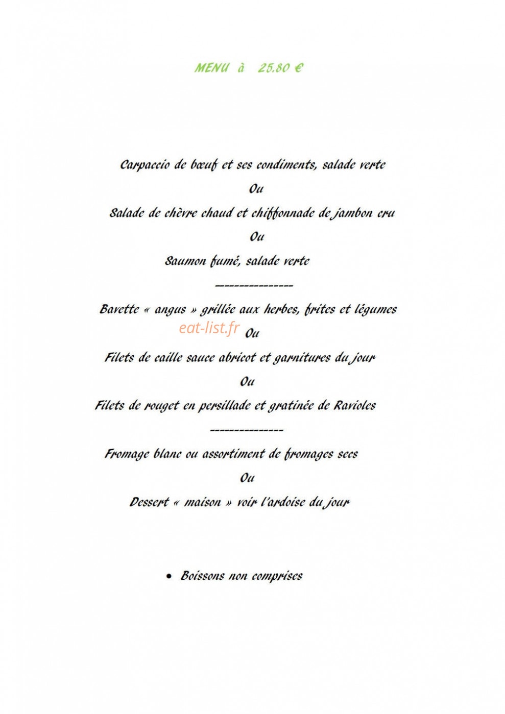 Fleur de Cel...& Huile D'oliv... — carte page 5