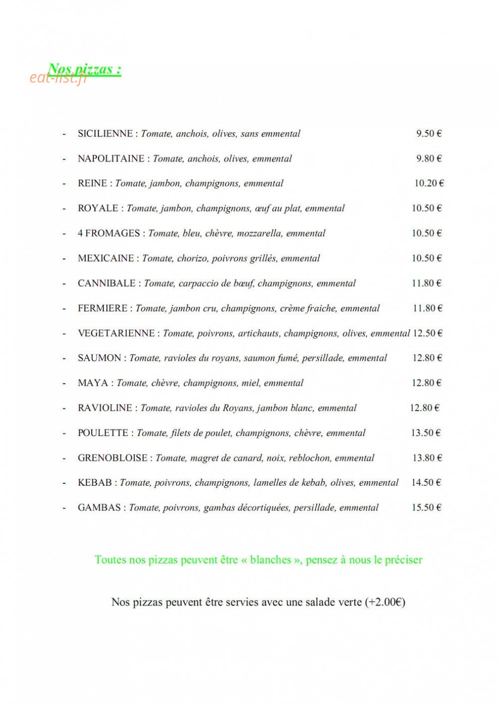 Fleur de Cel...& Huile D'oliv... — carte page 1