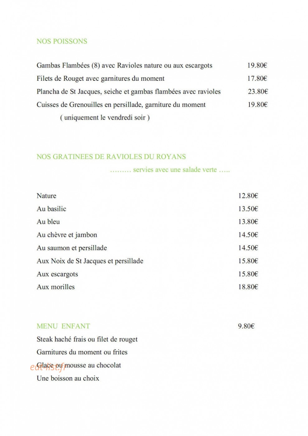 Fleur de Cel...& Huile D'oliv... — carte page 3