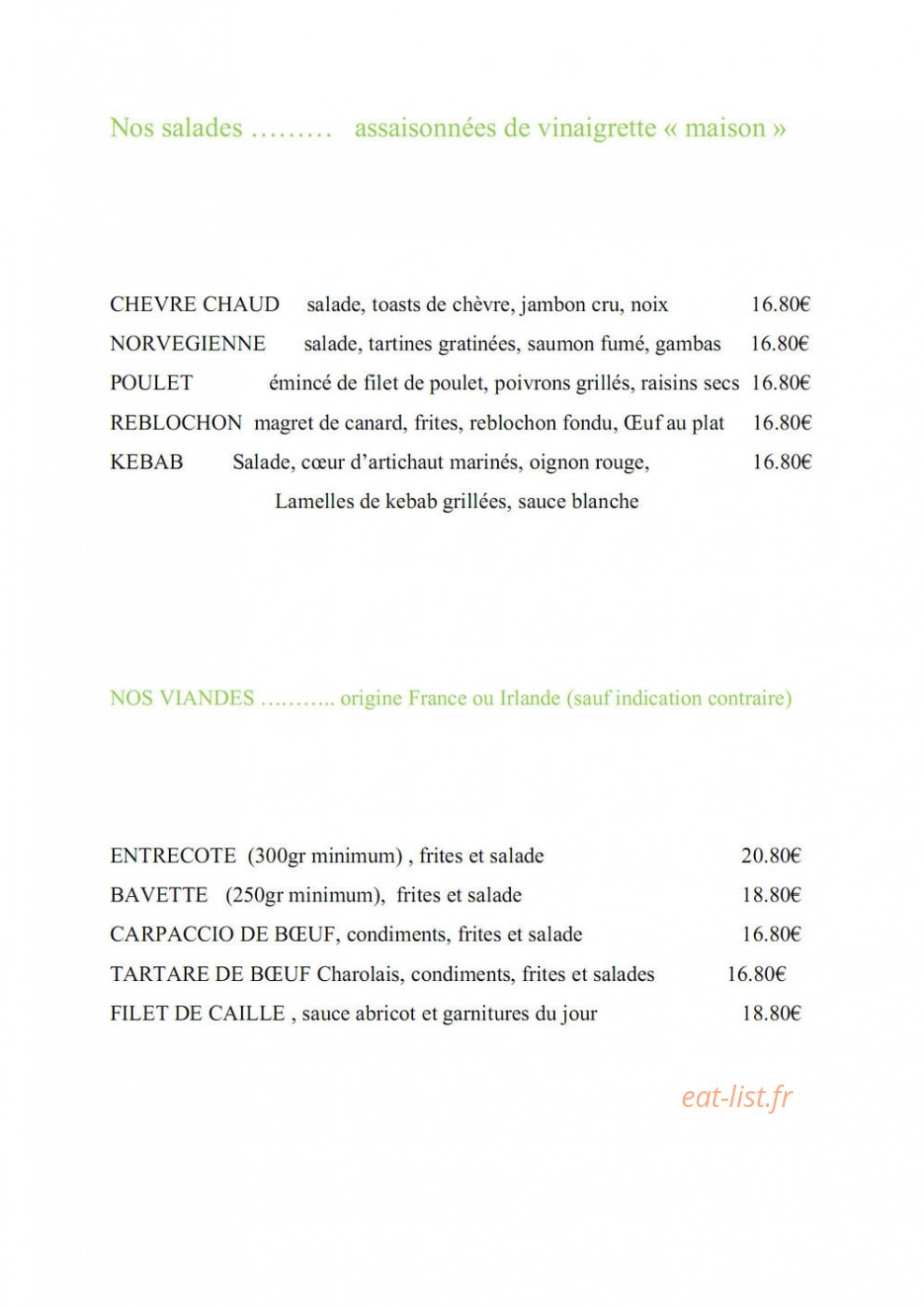 Fleur de Cel...& Huile D'oliv... — carte page 2