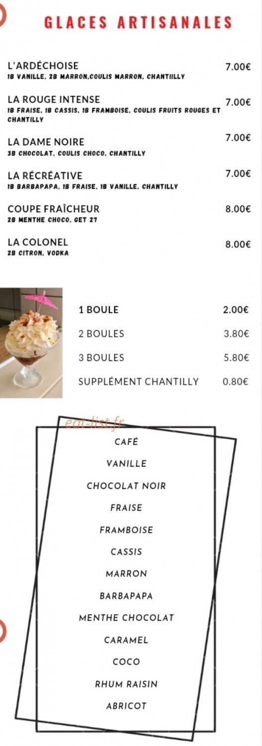 La Brasserie — carte page 3