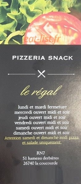 Le Regal — carte page 1