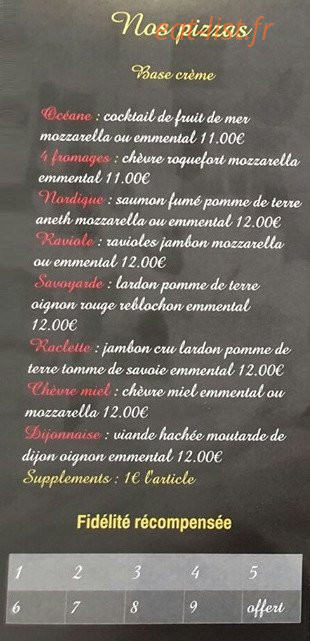 Le Regal — carte page 2