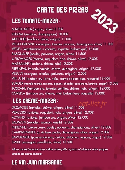 Le Vin Juin — carte page 1