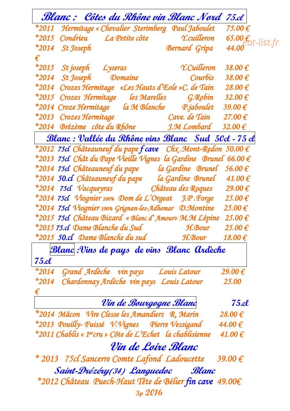 Le Prieuré — carte page 15