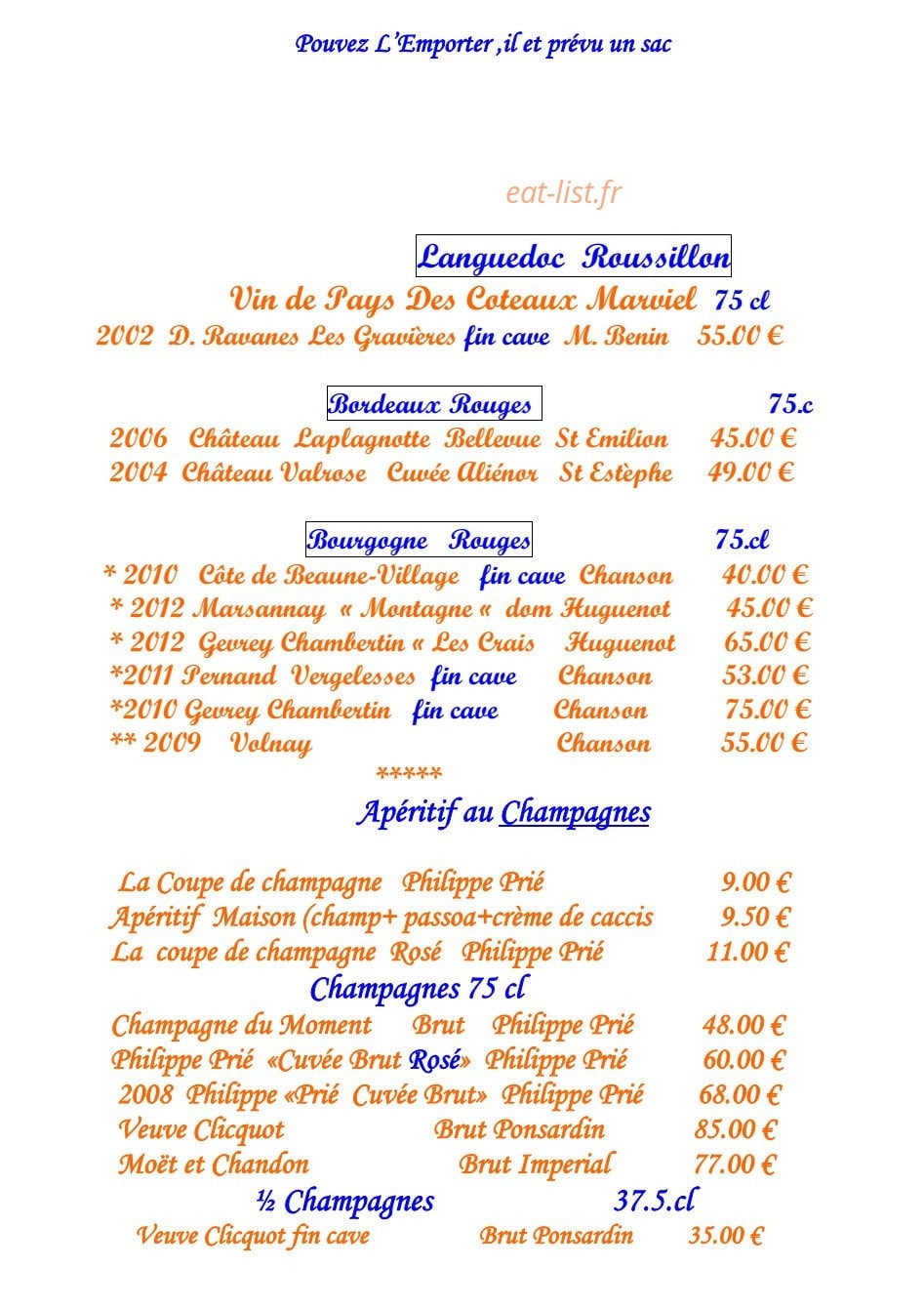 Le Prieuré — carte page 23