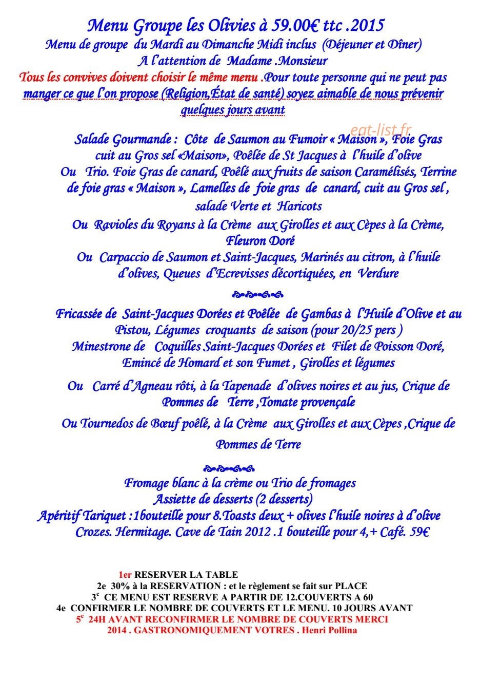 Le Prieuré — carte page 10