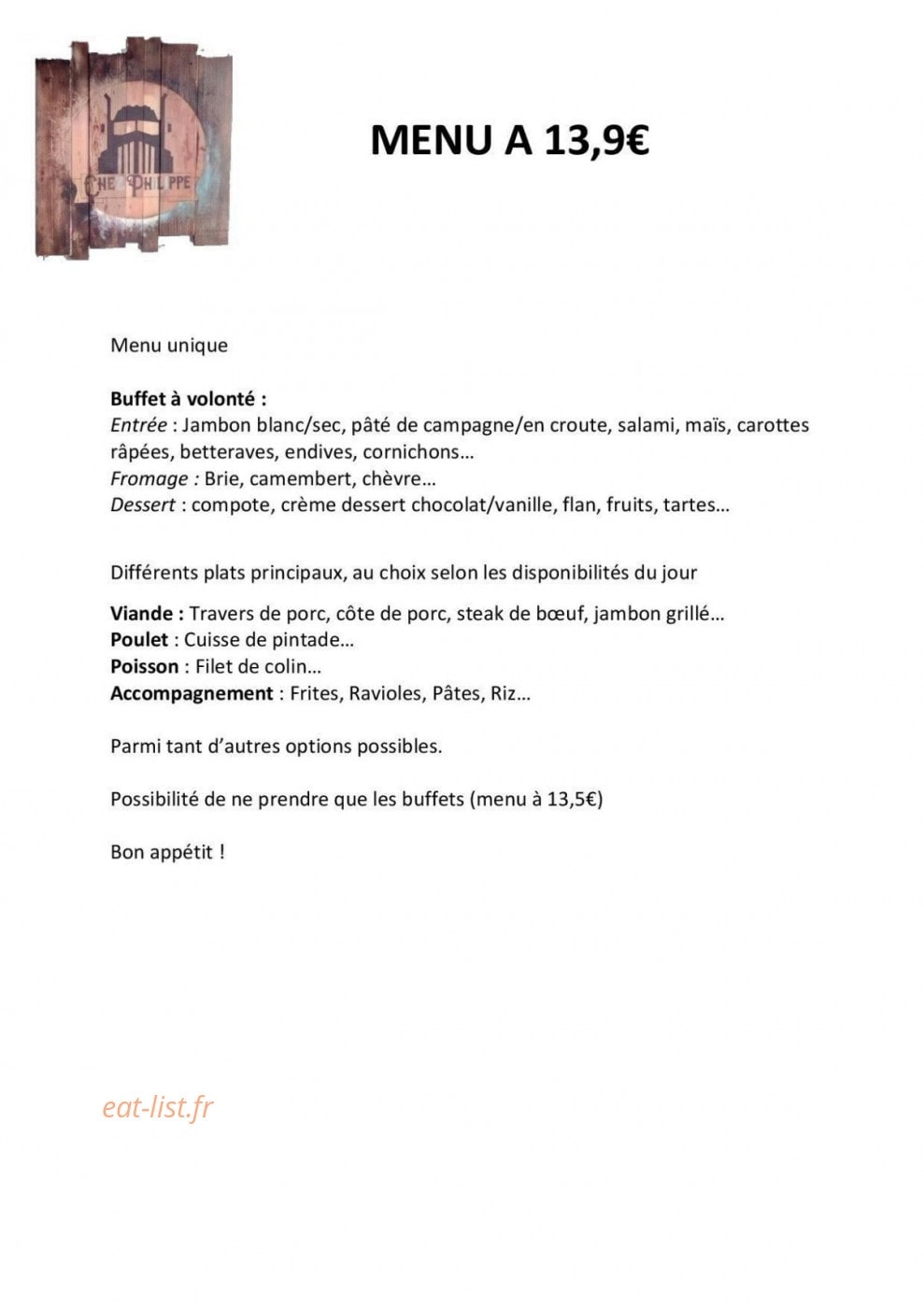 La Tête Noire — carte page 1