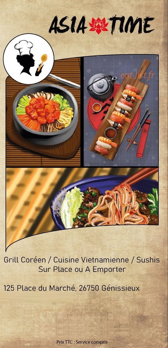 Asia Time — carte page 1