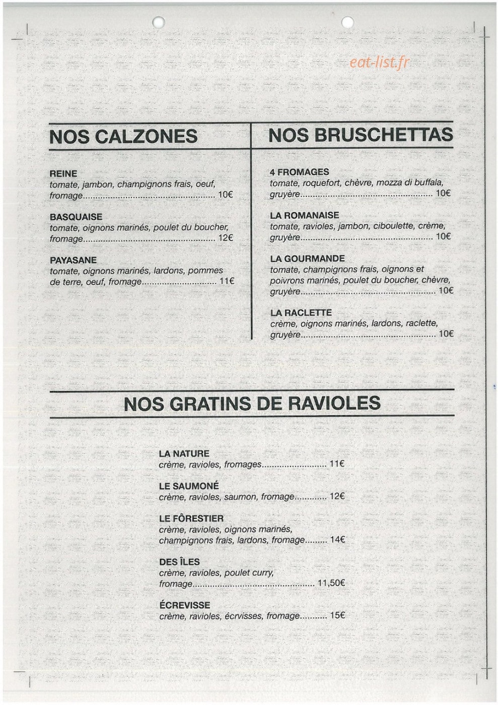 Le Lodge — carte page 3