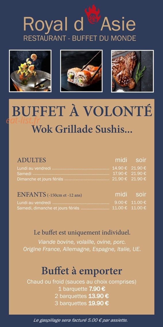 Royal d'Asie — carte page 1