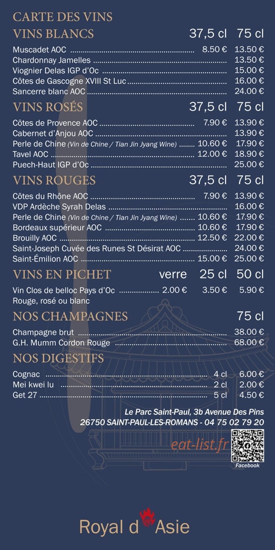 Royal d'Asie — carte page 3