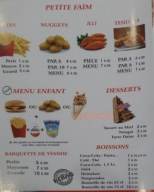 Mak kebab — carte page 4