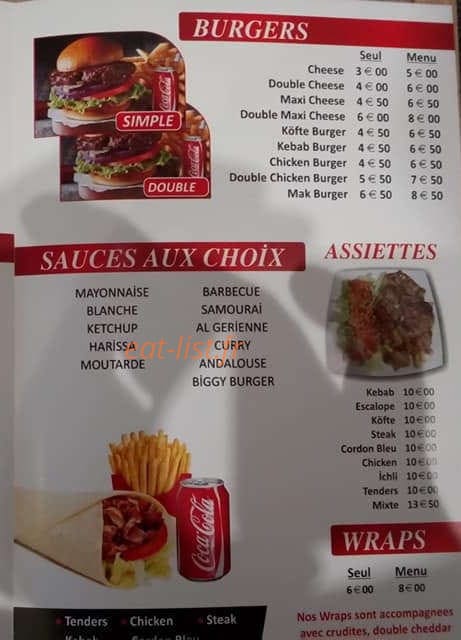 Mak kebab — carte page 3