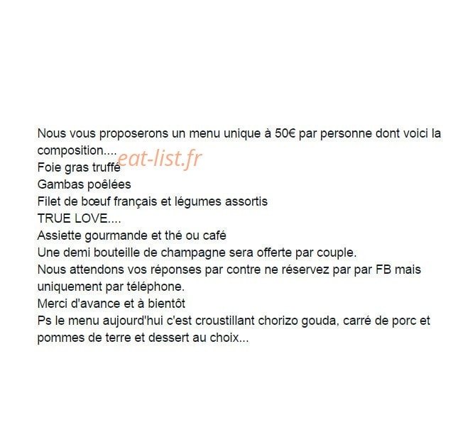 Café Du Centre — carte page 1